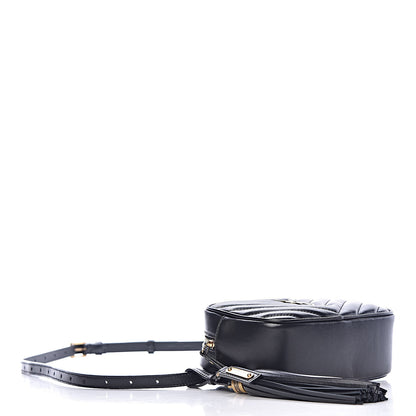 Saint Laurent Calfskin Matelasse Monogram Lou Belt Bag Black 4 of 9