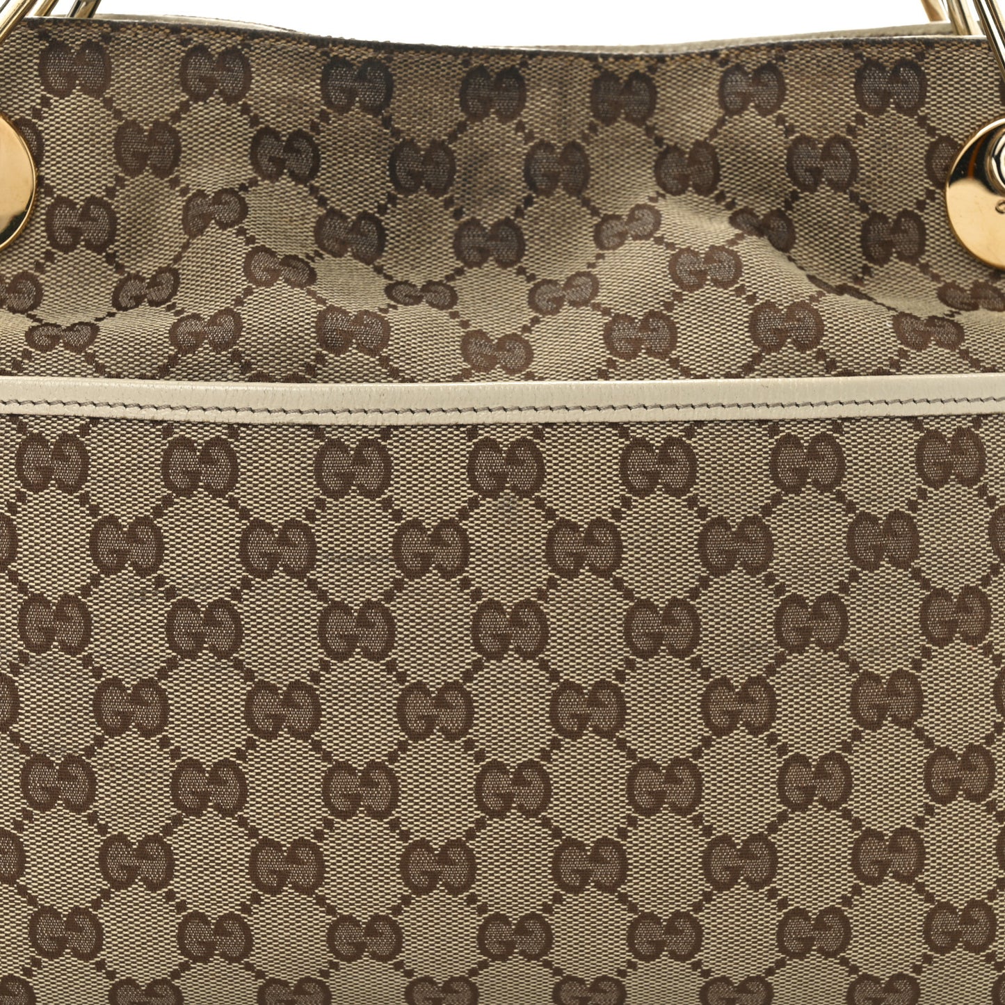 Monogram Medium Eclipse Shoulder Bag Off White