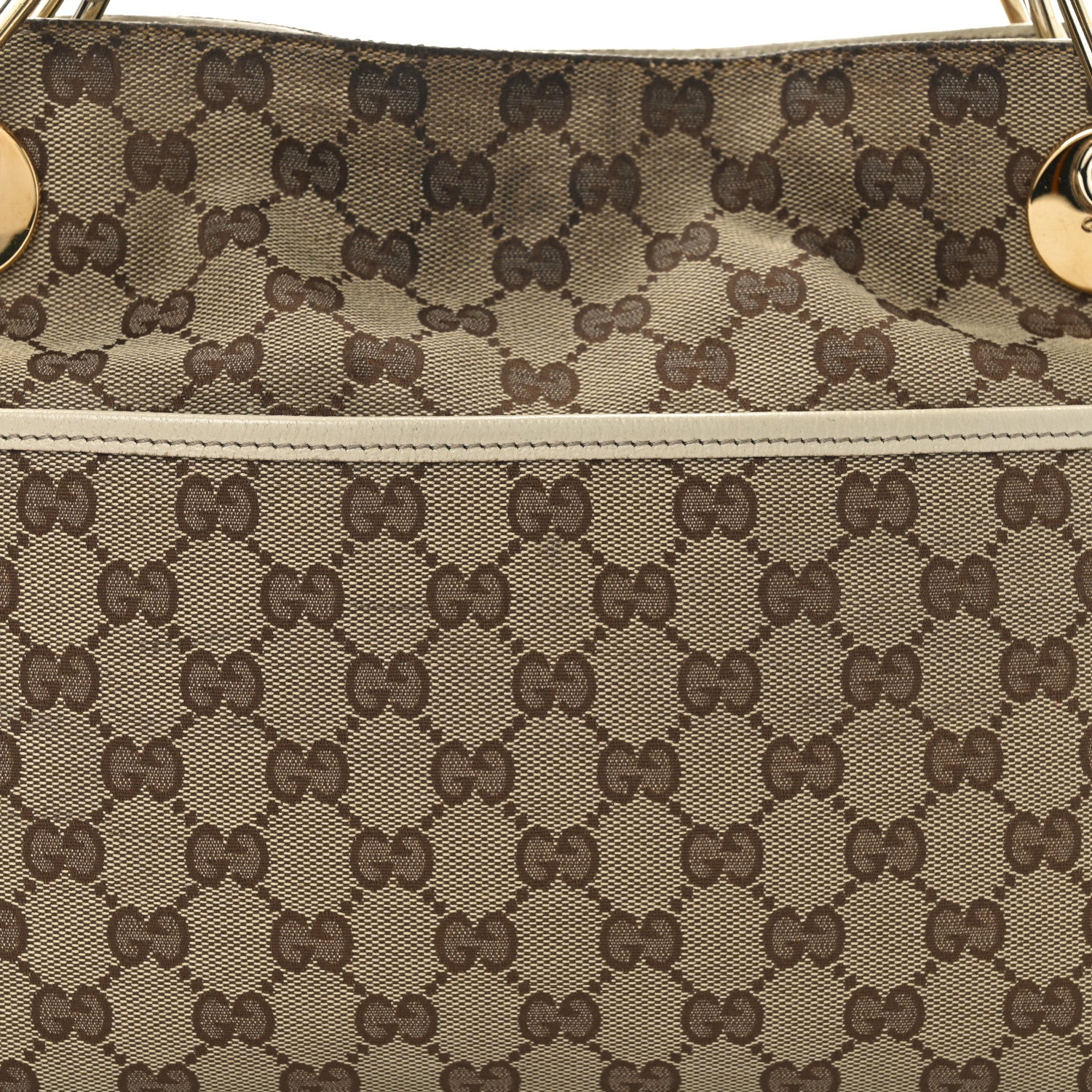 Gucci Monogram Medium Eclipse Shoulder Bag Off White 8 of 10