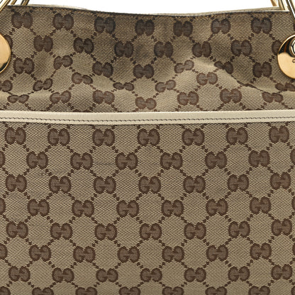 Gucci Monogram Medium Eclipse Shoulder Bag Off White 8 of 10