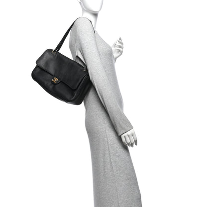 Chanel Grained Calfskin Small Souplissimo Maxi Flap Black 2 of 11