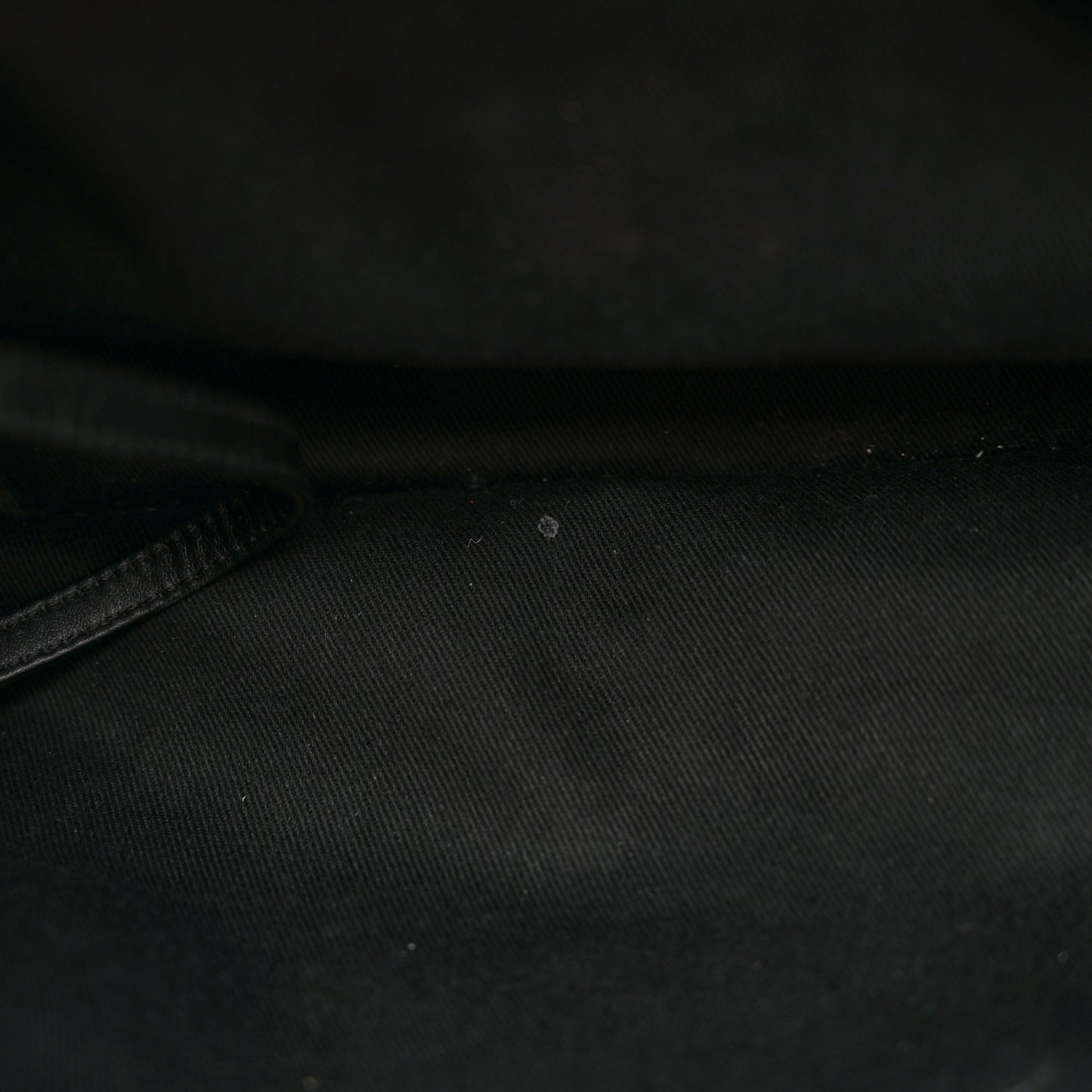 Calfskin Perforated Up In The Air Tote Black
