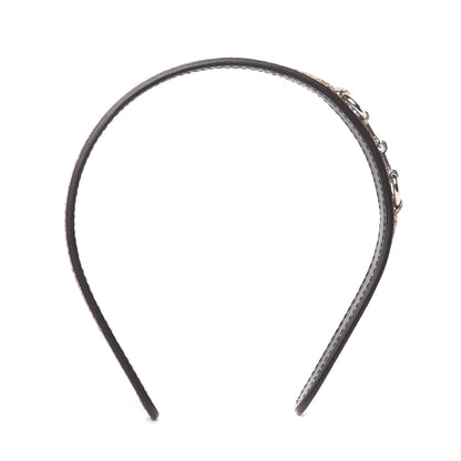 Gucci Glitter Horsebit Kids Headband Gold 4 of 5