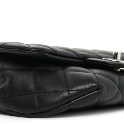 Chanel Calfskin Quilted CC Uniform Flap Belt Bag Black 10 of 12