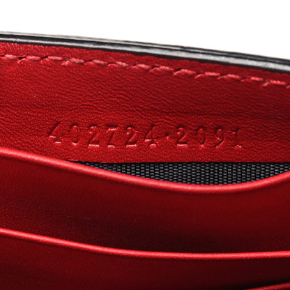 Gucci GG Supreme Monogram Blooms Chain Wallet Blue 7 of 11