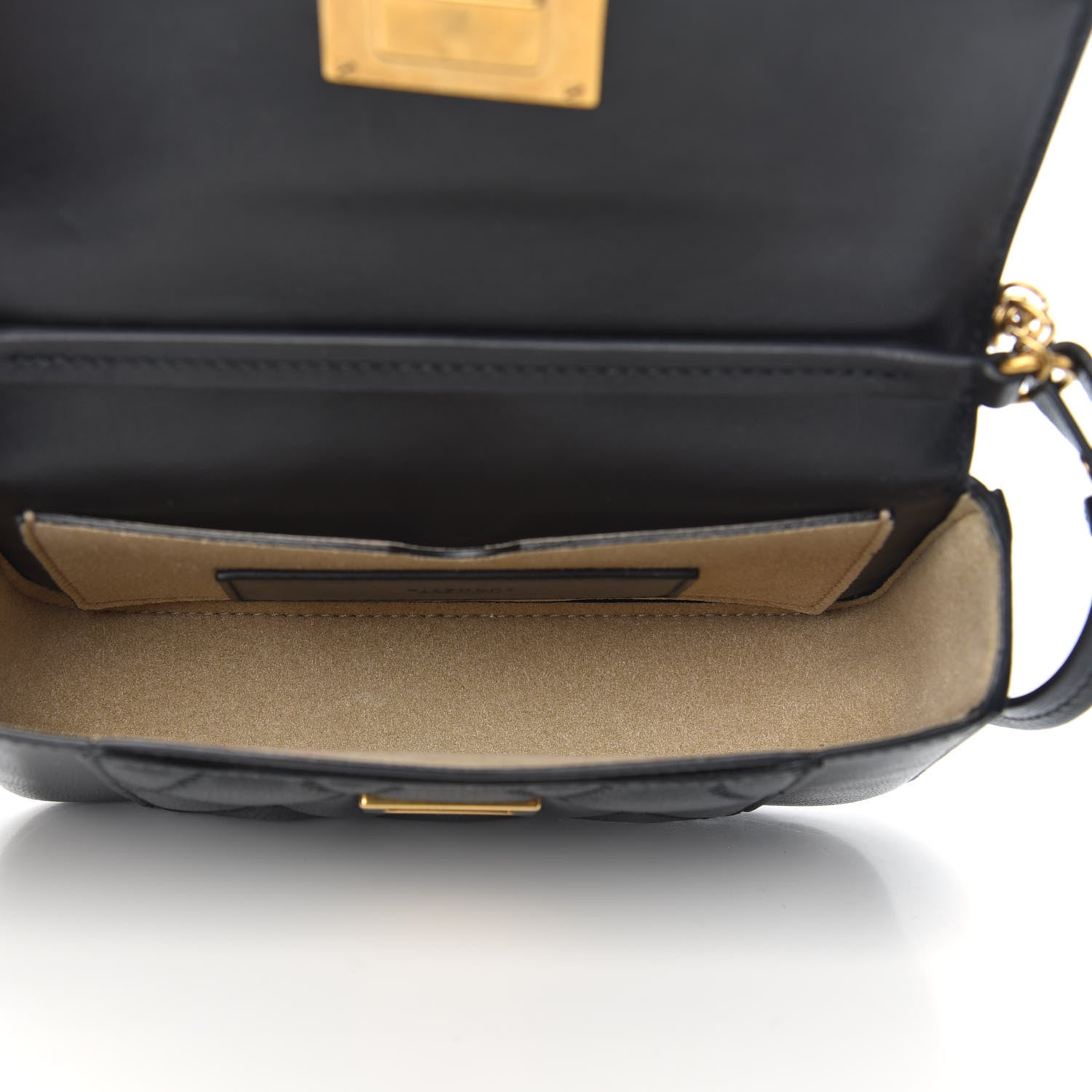 Givenchy Goatskin Quilted GV3 Mini Pocket Convertible Bag Black 5 of 9