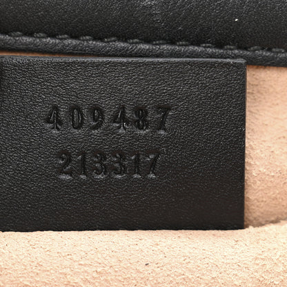 Gucci GG Supreme Monogram Bees Small Padlock Shoulder Bag Black 7 of 11