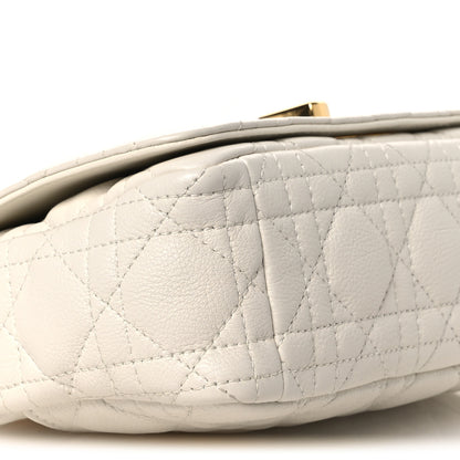 Christian Dior Lambskin Cannage Small Caro Bag Ivory 9 of 11