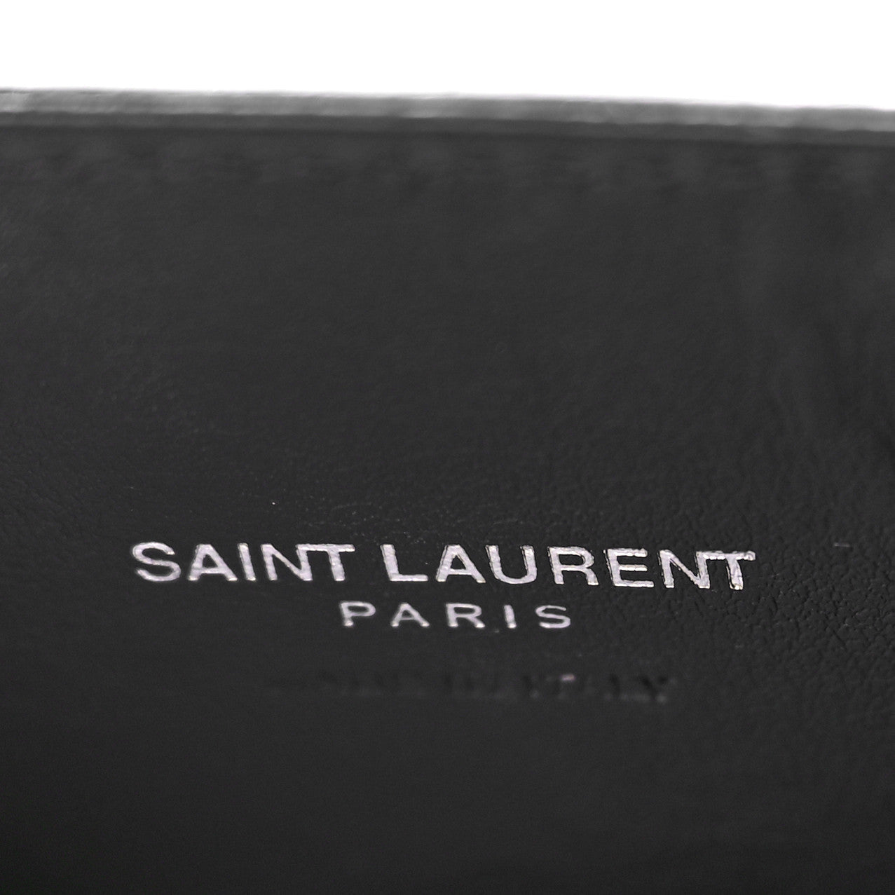 Calfskin Crocodile Embossed Nano Sac De Jour Black