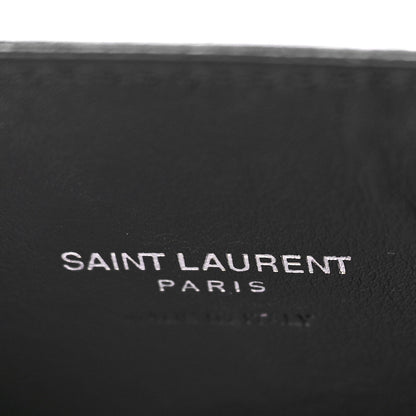 Saint Laurent Calfskin Crocodile Embossed Nano Sac De Jour Black 7 of 11