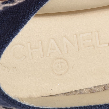 Chanel Canvas Espadrilles 40 Blue Noir 7 of 8