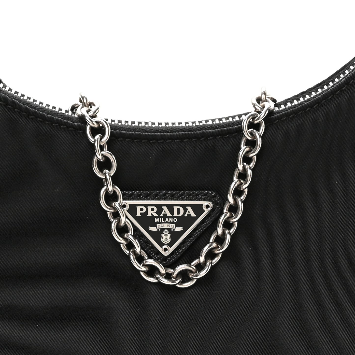 Re-Nylon Saffiano Re-Edition 2005 Shoulder Bag Black