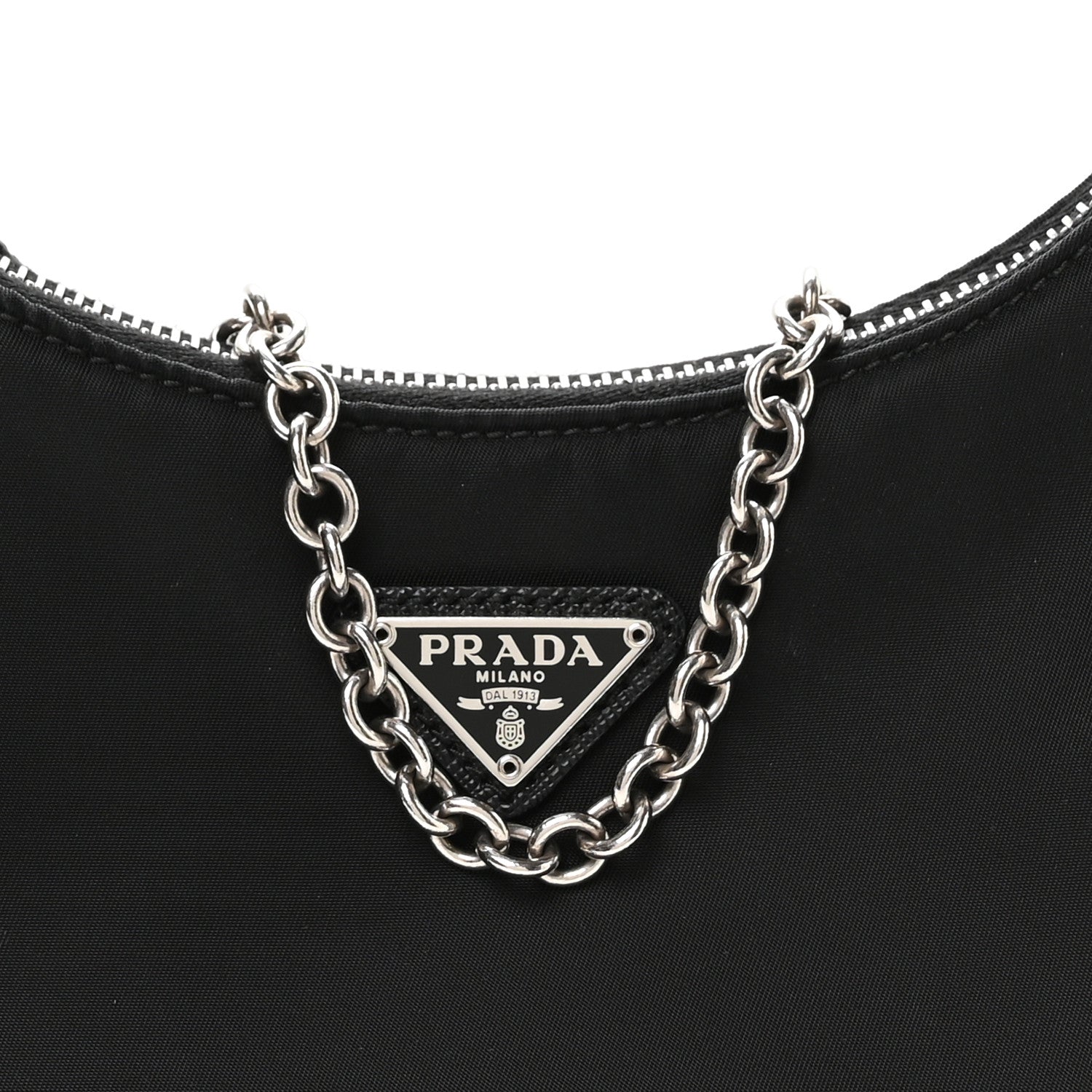 Prada Re-Nylon Saffiano Re-Edition 2005 Shoulder Bag Black 9 of 11
