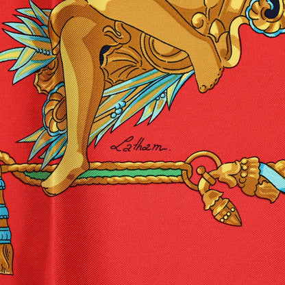 Hermes Silk Hommage A Charles Garnier Architecte De L'Opera De Paris Scarf 90 3 of 6