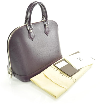 Louis Vuitton Epi Alma Cassis Purple 3 of 8