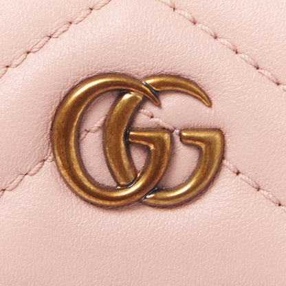 Gucci Calfskin Matelasse GG Marmont Cosmetic Case Perfect Pink 9 of 10