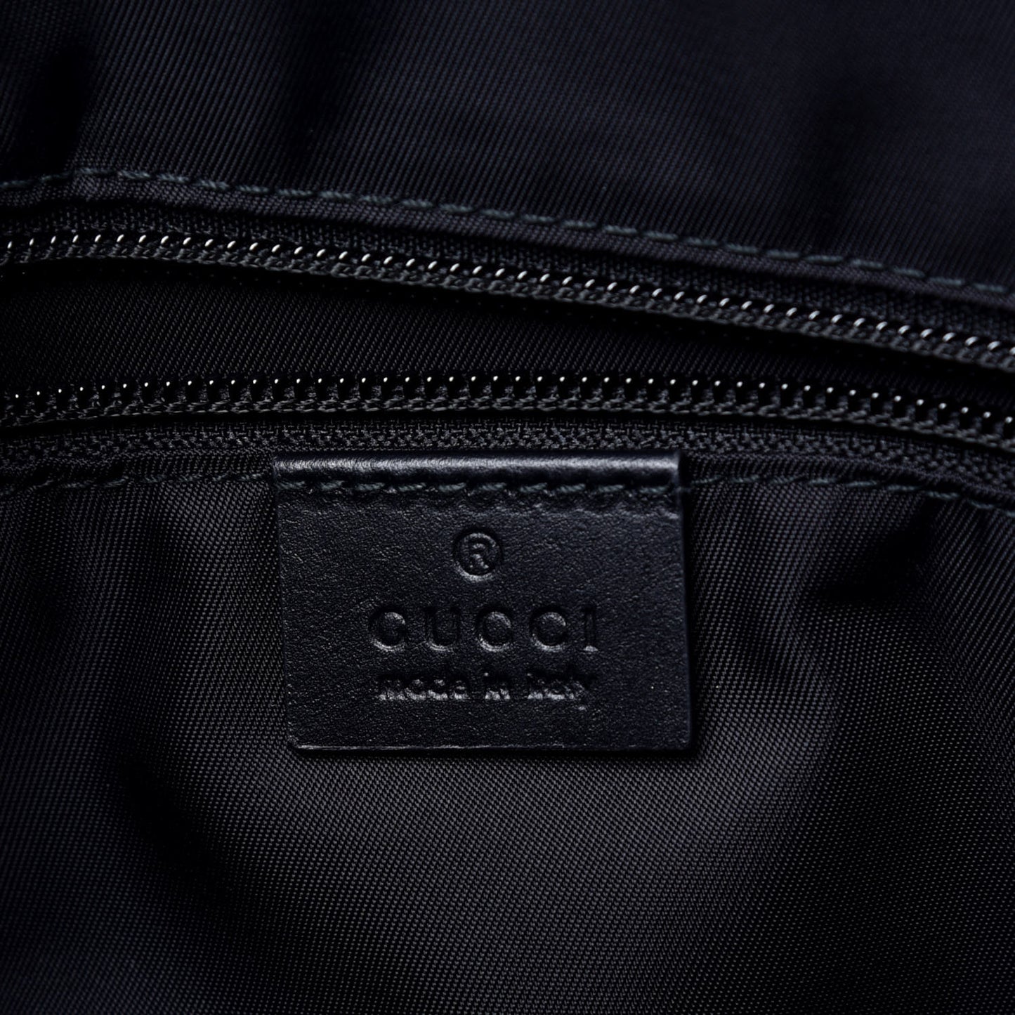 GG Supreme Monogram Web Messenger Bag Black
