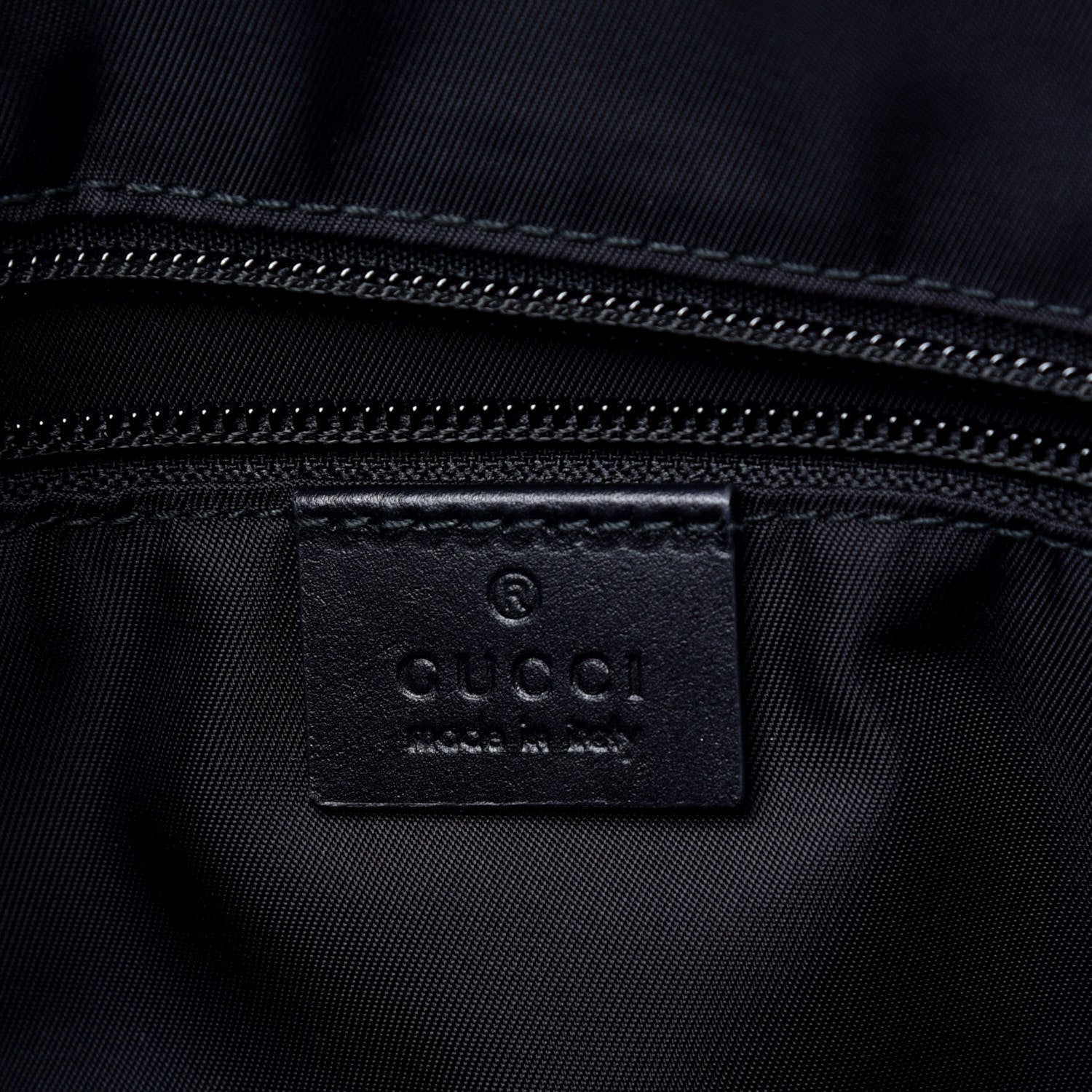 Gucci GG Supreme Monogram Web Messenger Bag Black 6 of 9