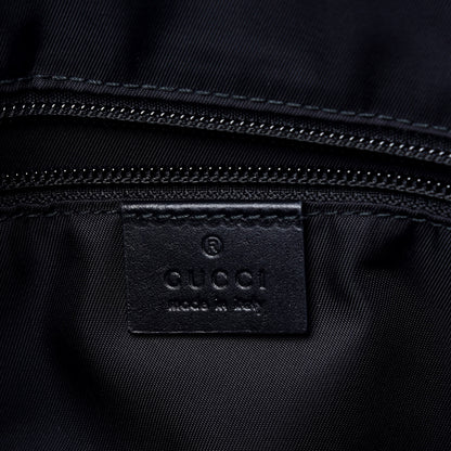 Gucci GG Supreme Monogram Web Messenger Bag Black 6 of 9