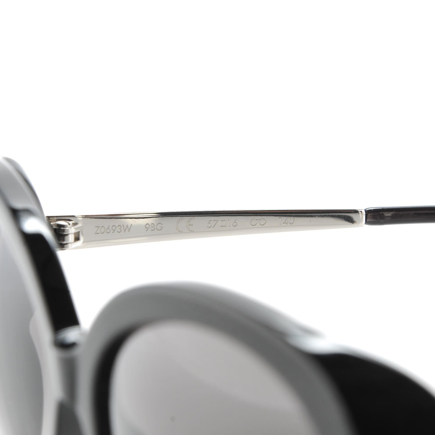 Louis Vuitton Acetate Bluebell Sunglasses Z0693W Black Glitter 5 of 7