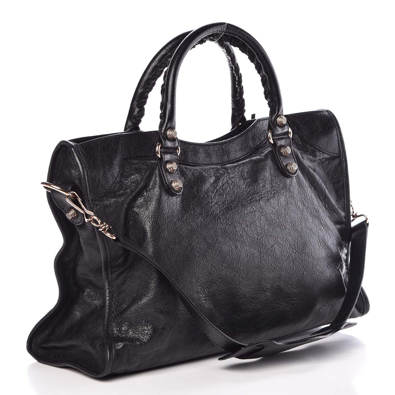 Balenciaga Agneau Giant 12 Rose Gold Hardware City Black 4 of 10