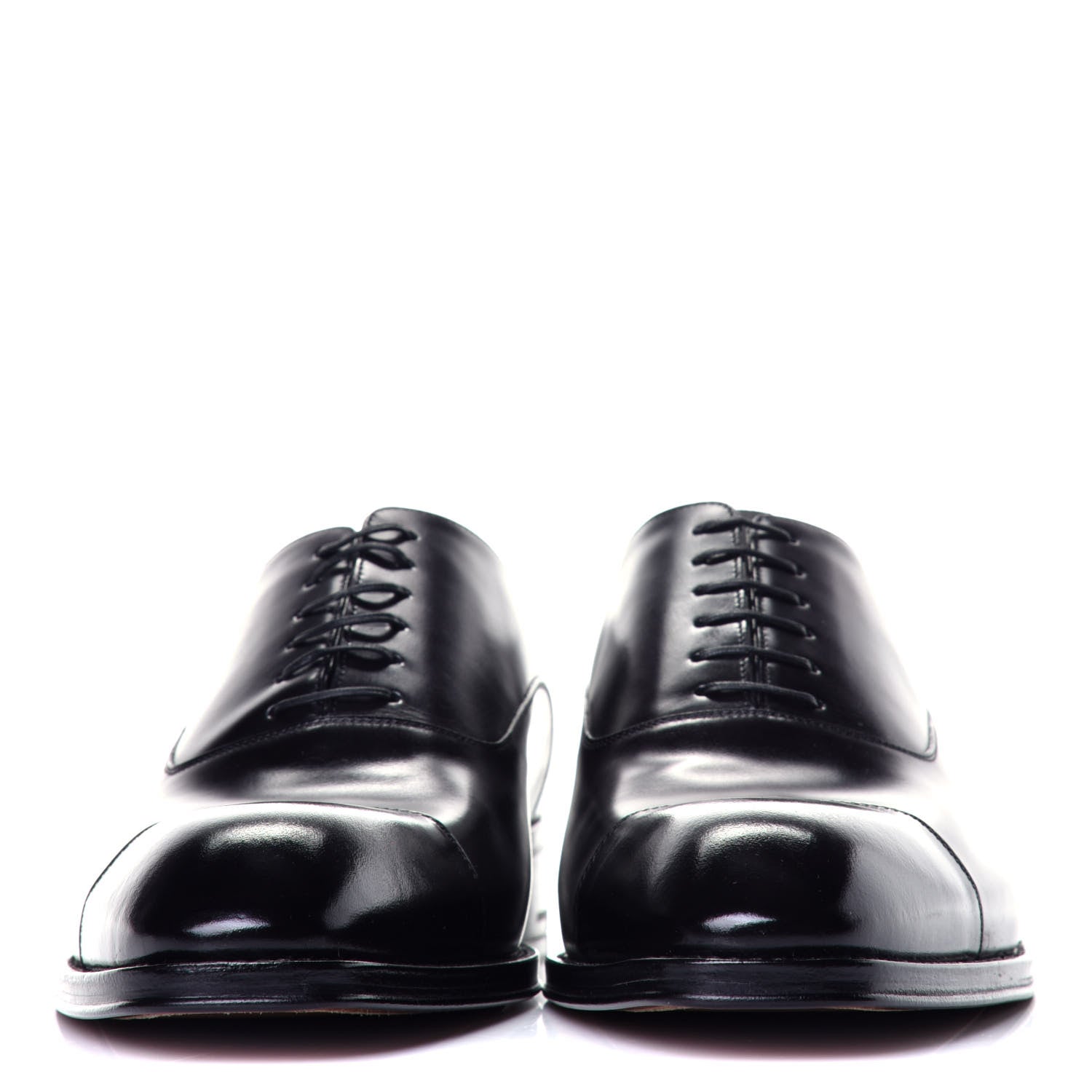 Louis Vuitton Calfskin Mens Vendome Richelieu 9 Black 2 of 8