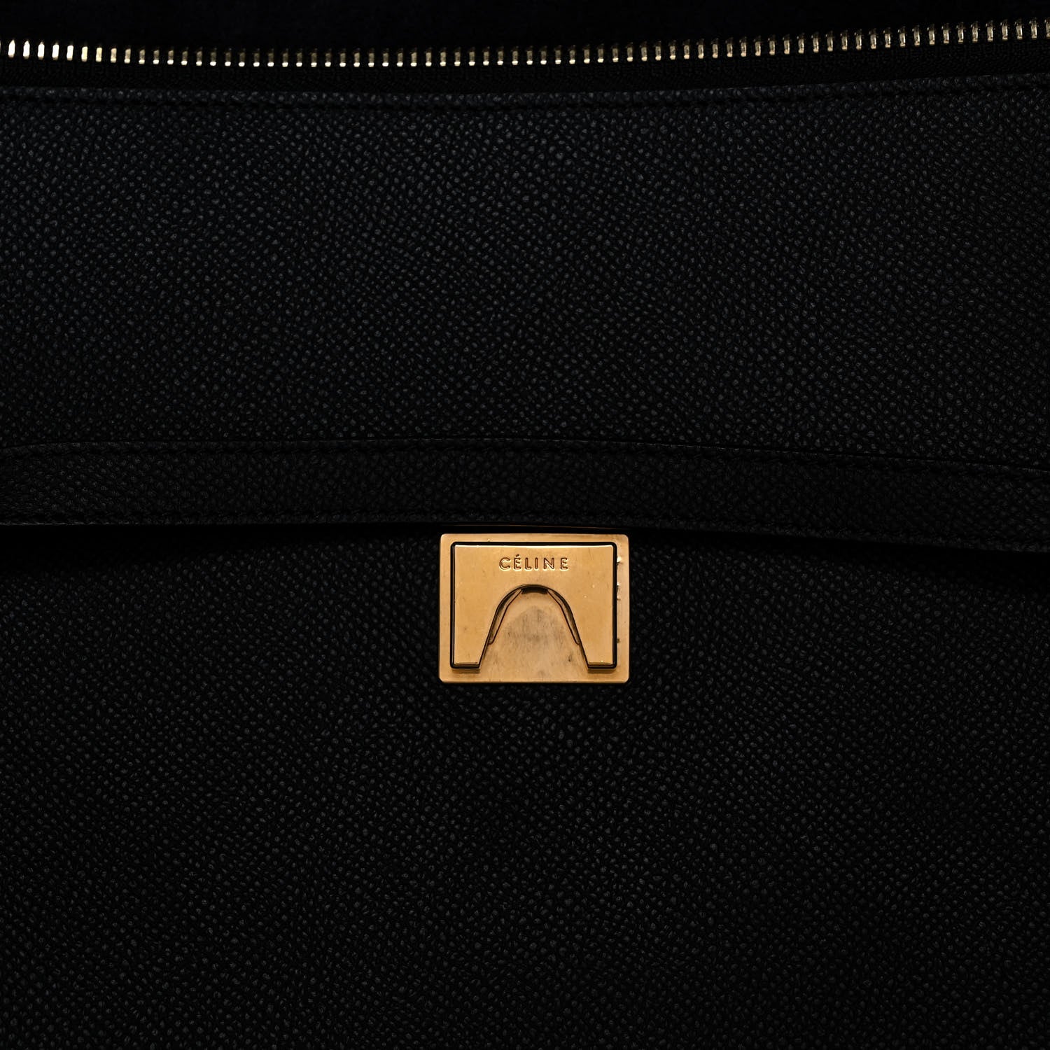 Celine Grained Calfskin Mini Belt Bag Black 7 of 12