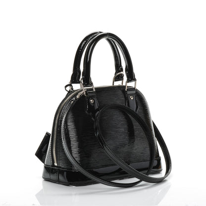 Louis Vuitton Epi Electric Alma BB Black 3 of 9