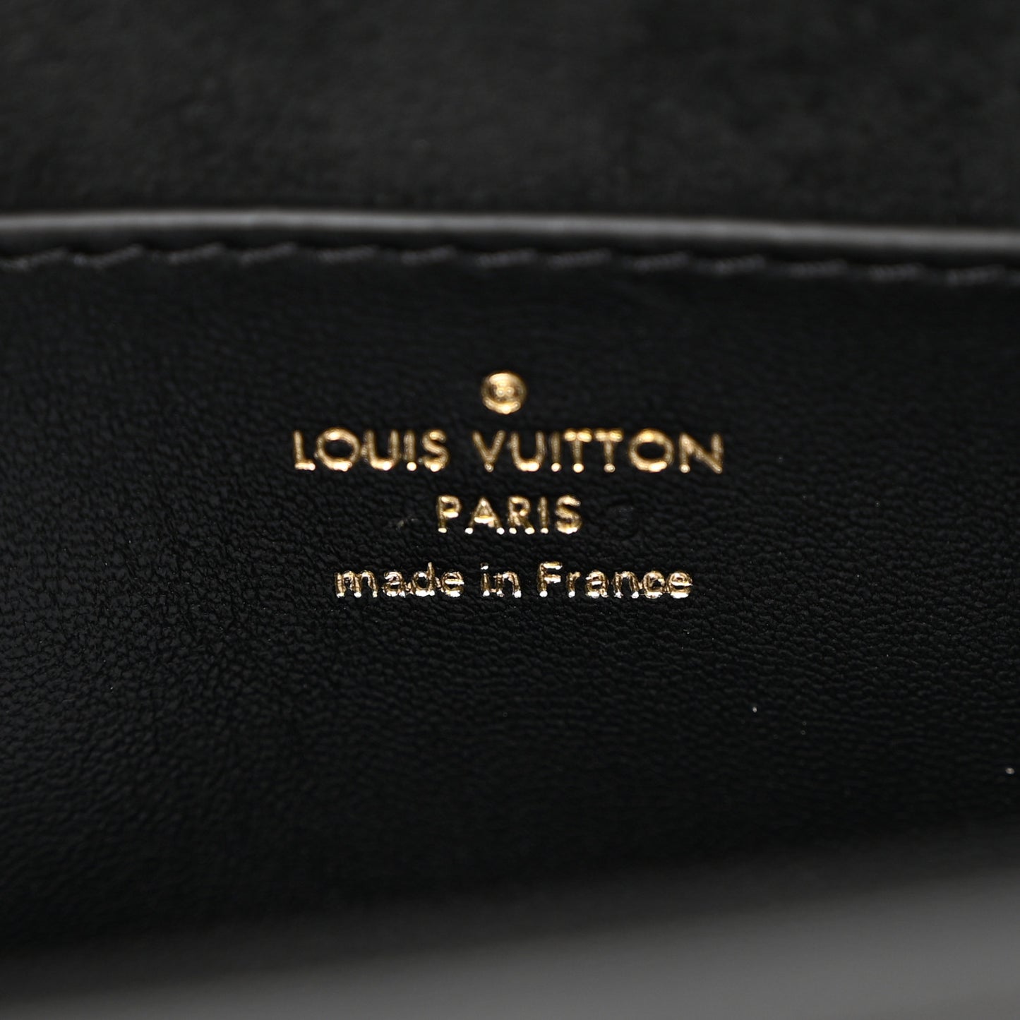 Lambskin Quilted Twist MM Black