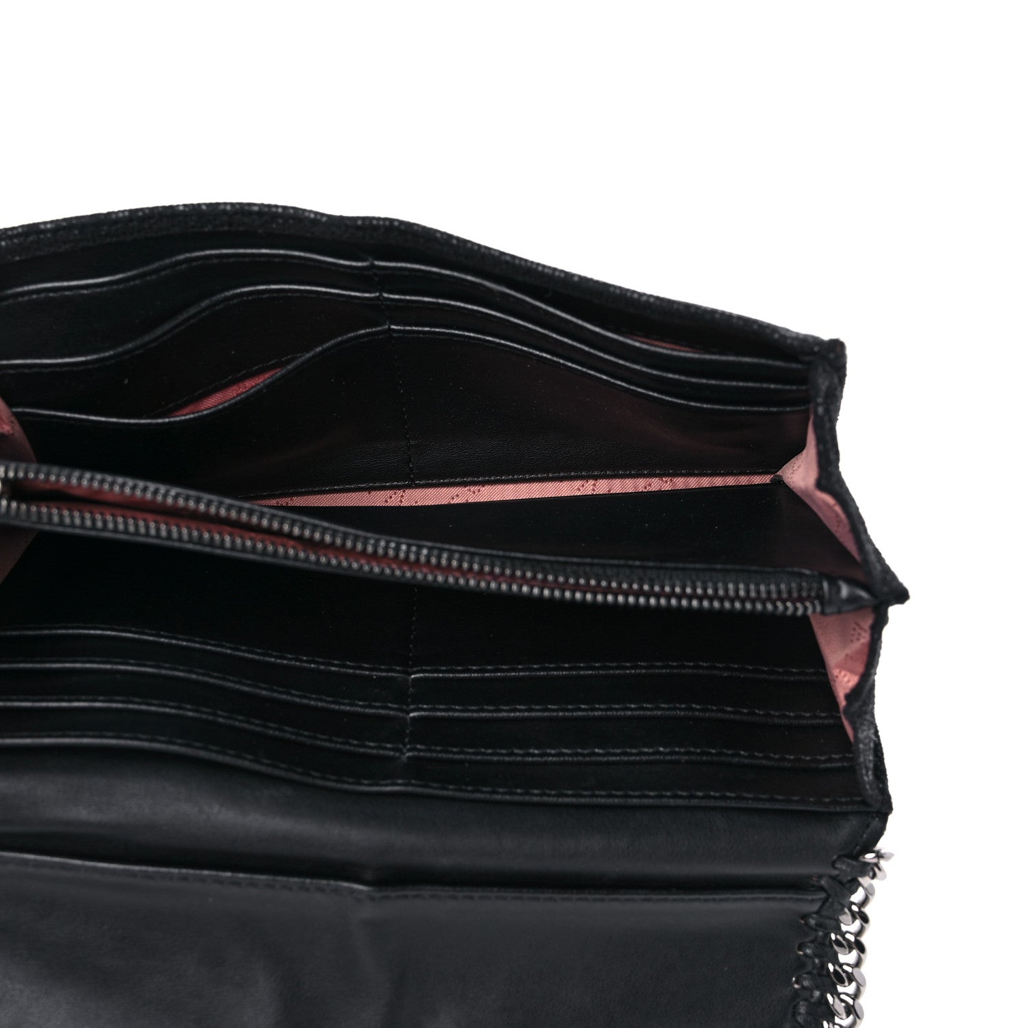 Stella McCartney Shaggy Deer Falabella Wallet Black 5 of 9