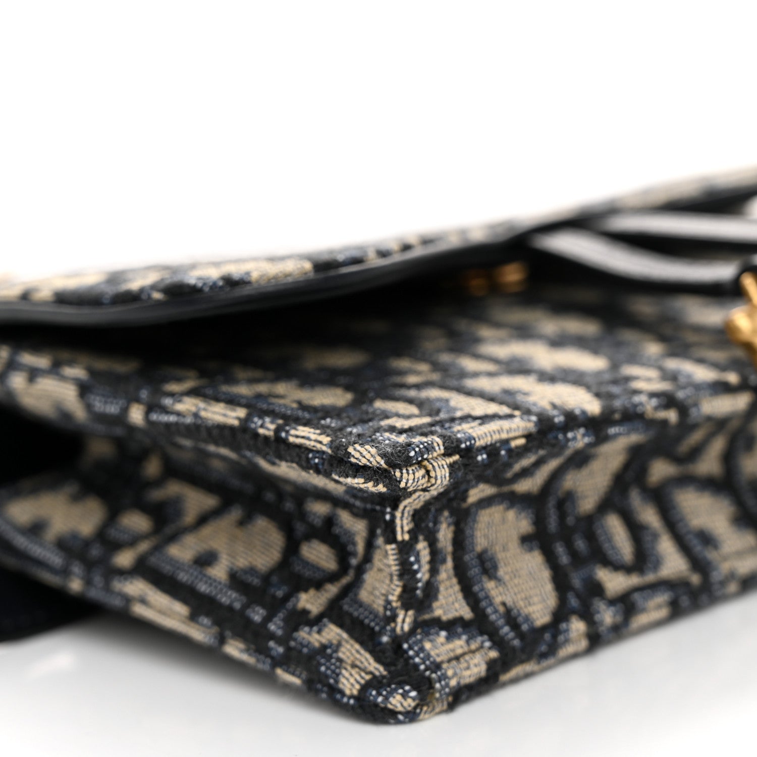 Christian Dior Oblique Saddle Belt Bag Blue 8 of 9
