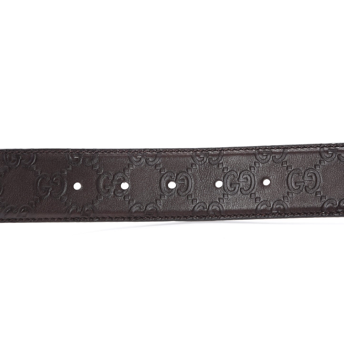 Guccissima Interlocking G Belt 110 44 Brown