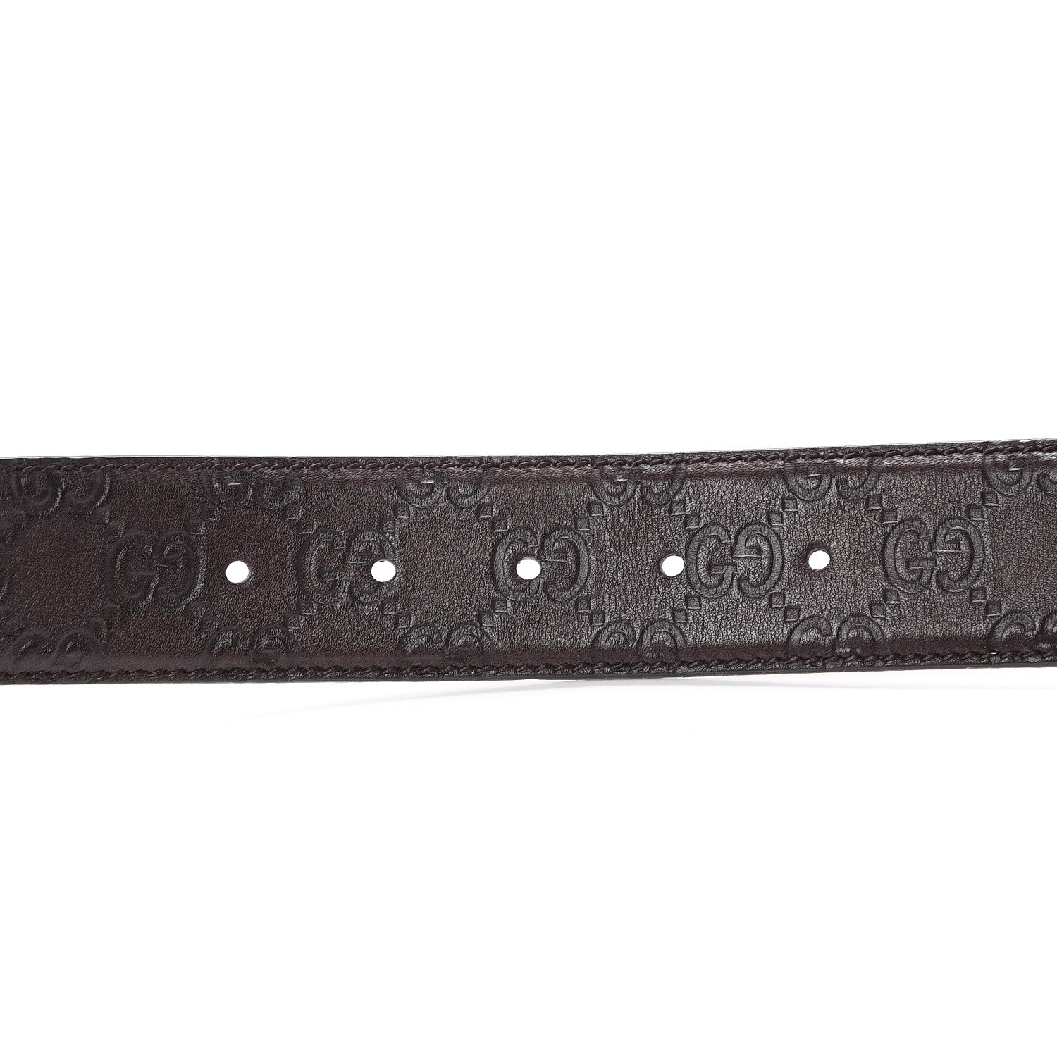 Gucci Guccissima Interlocking G Belt 110 44 Brown 4 of 8