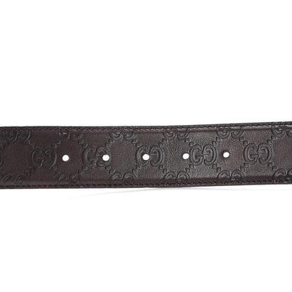 Gucci Guccissima Interlocking G Belt 110 44 Brown 4 of 8