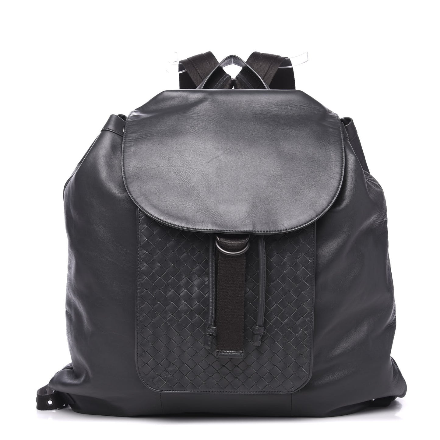 Light Calf Intrecciato Backpack Ardoise