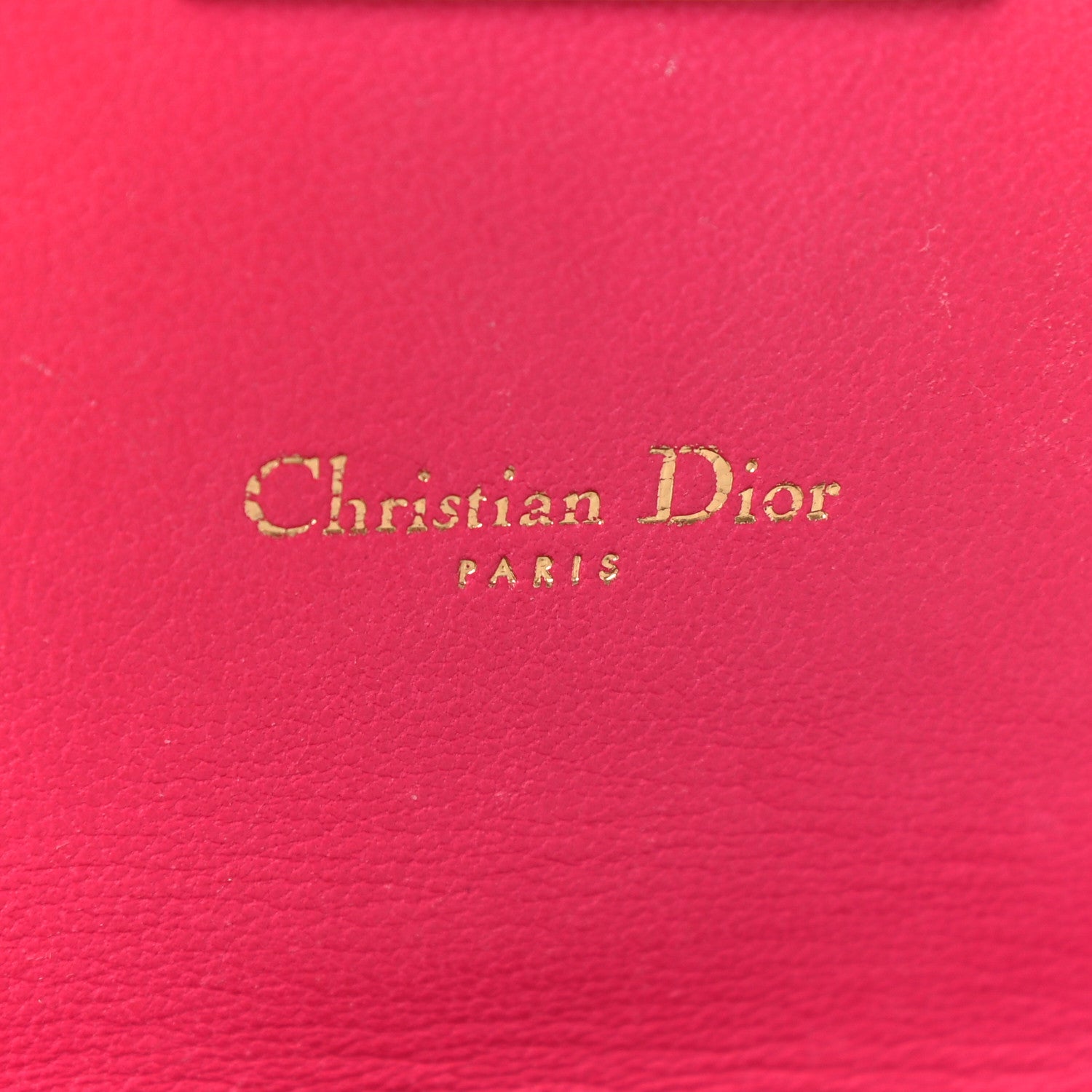 Christian Dior Lambskin Cannage Miss Dior Promenade Pouch Fuchsia 5 of 30