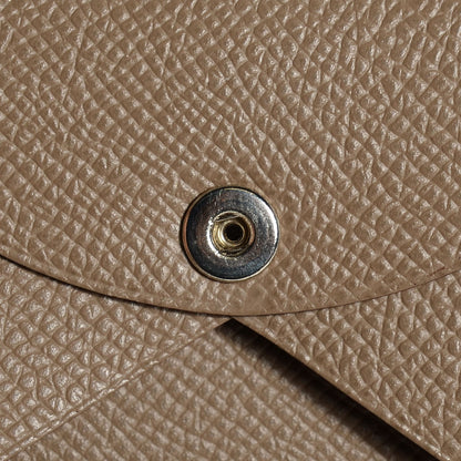 Hermes Epsom Calvi Card Case Etoupe 9 of 10