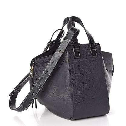 Loewe Calfskin Small Hammock Shoulder Bag Midnight Blue Black 3 of 9