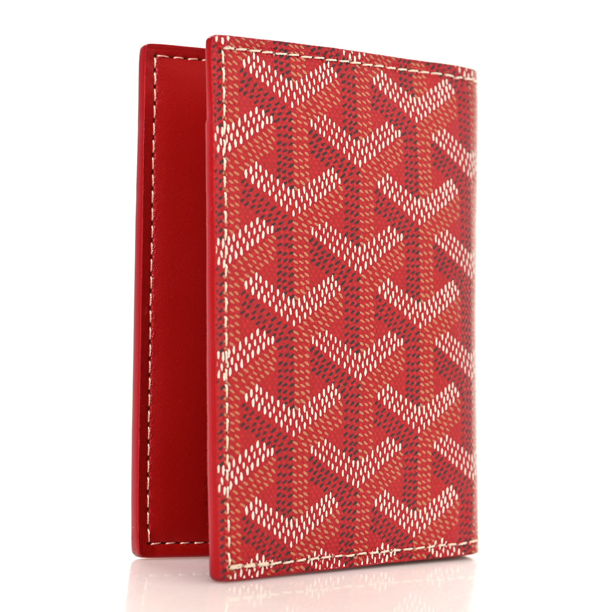 Goyard Goyardine Saint Marc Card Holder Red 3 of 7