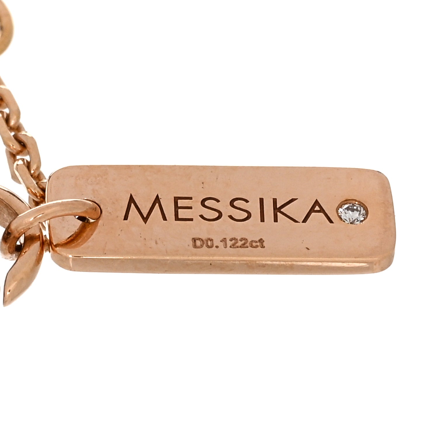 18K Rose Gold Diamond Baby Move Bracelet