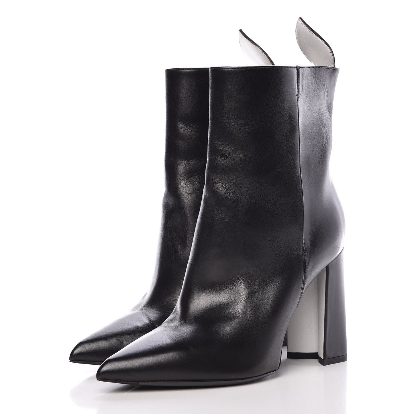 Calfskin Matchmake Ankle Boot 39 Black