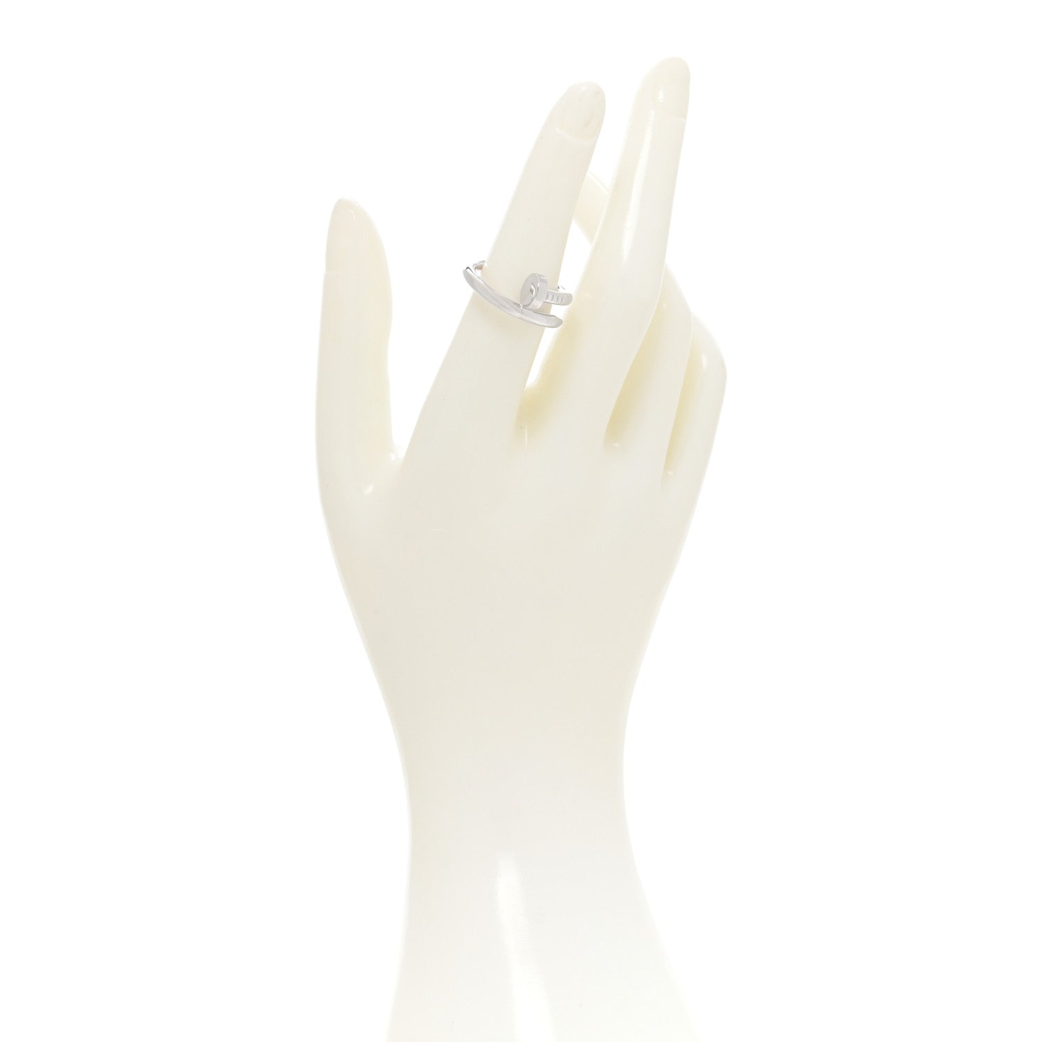 Cartier 18K White Gold Juste Un Clou Ring 55 7.25 2 of 4