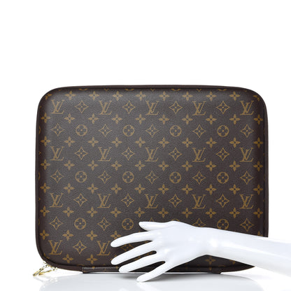 Louis Vuitton Monogram 15 Inch Laptop Sleeve 2 of 9