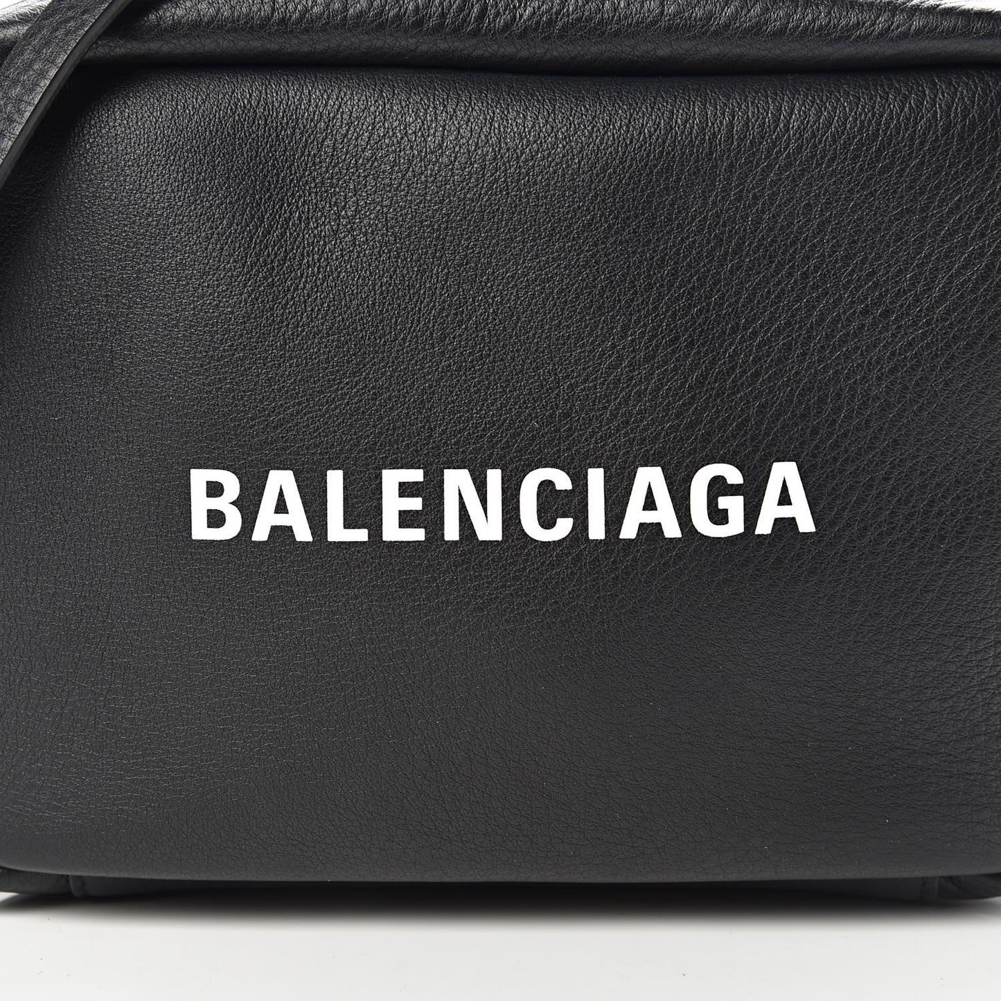 Calfskin Logo S Everyday Camera Bag Black