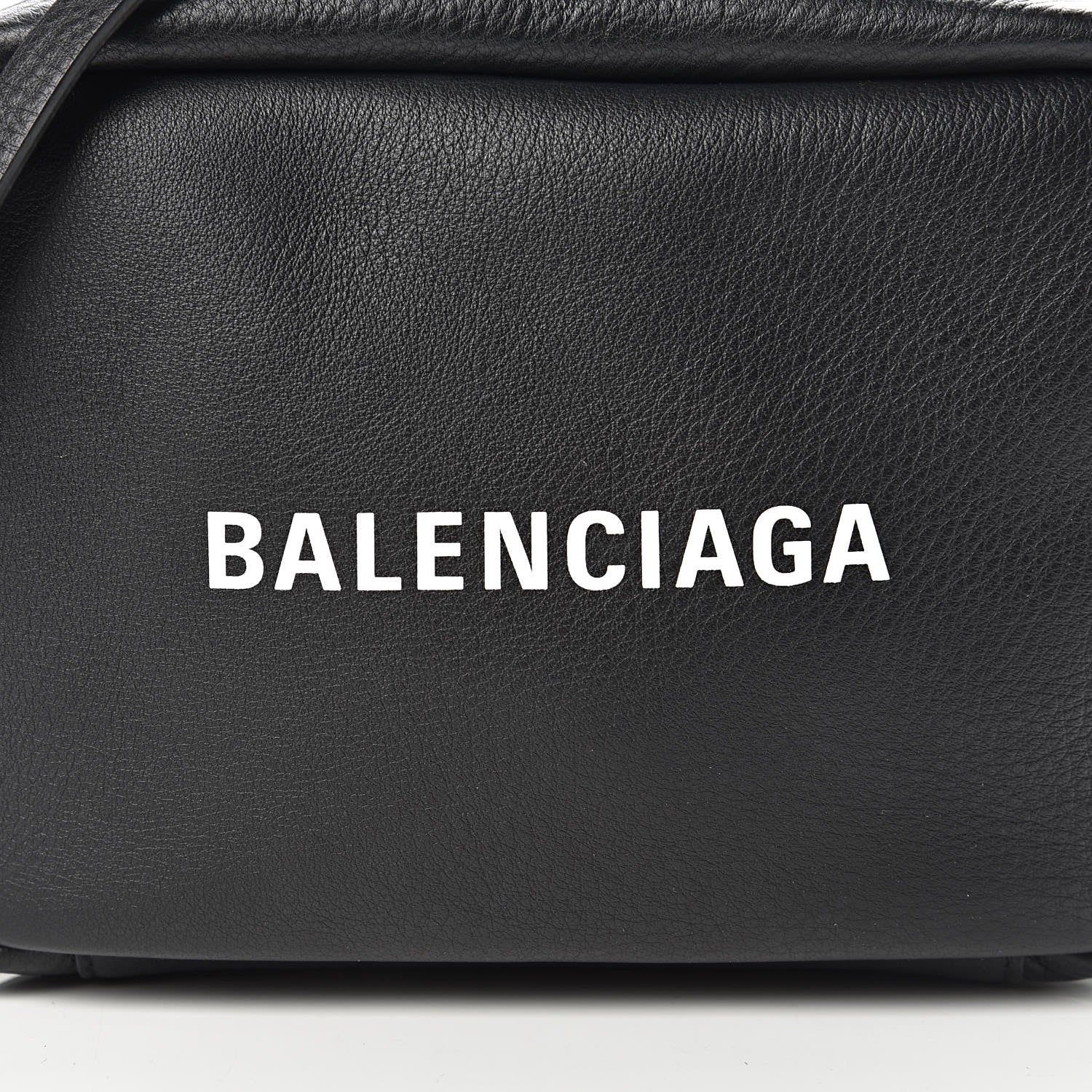 Balenciaga Calfskin Logo S Everyday Camera Bag Black 8 of 10