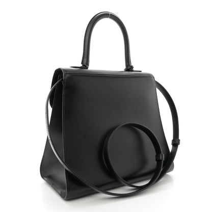 Delvaux Calfskin MM L'Humour Brillant Satchel Black 3 of 12