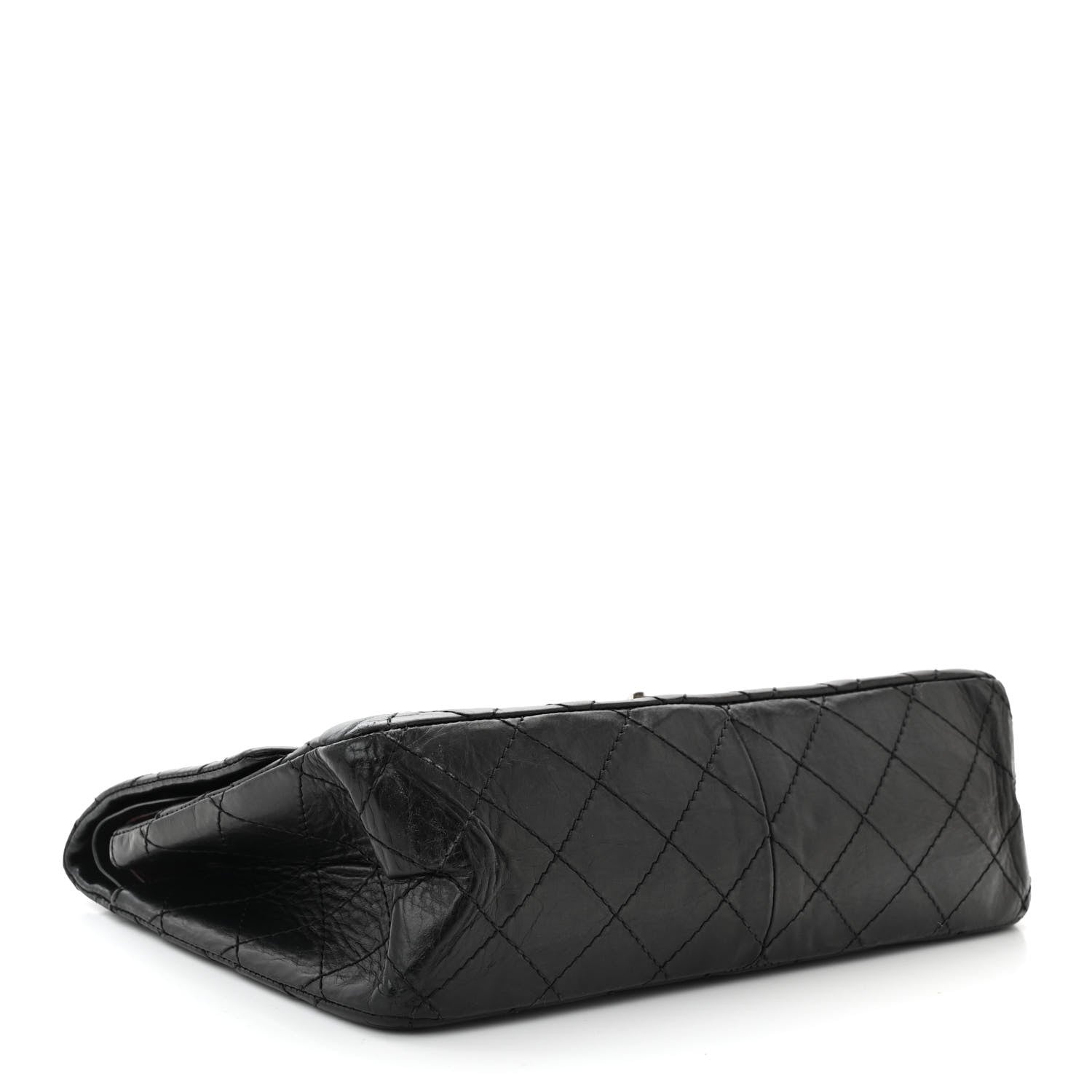 Chanel Aged Calfskin Quilted 2.55 Reissue 226 Flap Black 4 of 10