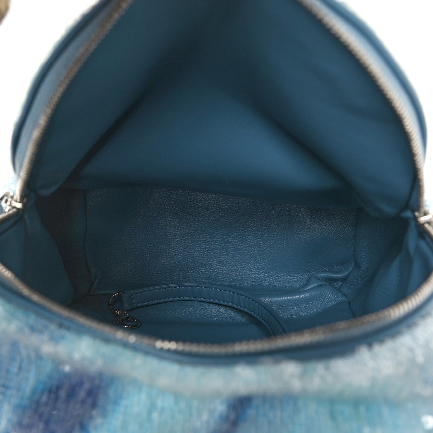 Sequin Tri-color Waterfall Backpack Light Blue