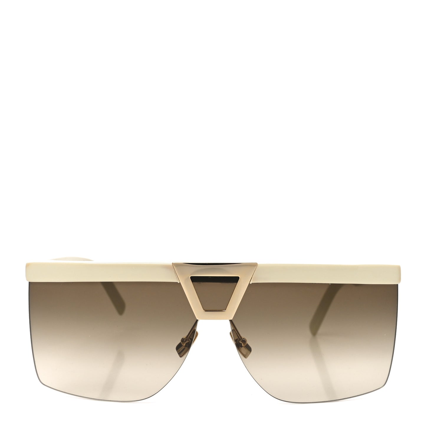 Acetate Palace Mask Sunglasses SL 537 White