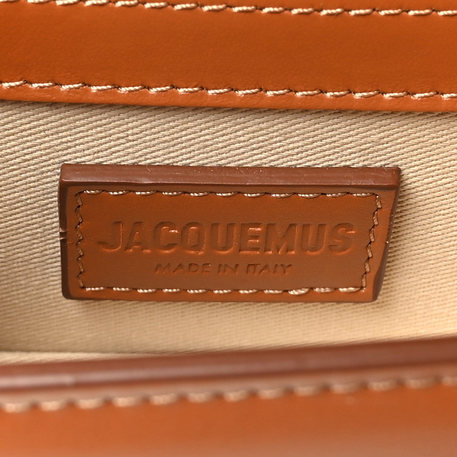 Jacquemus Smooth Calfskin Le Bambino Light Brown 6 of 8